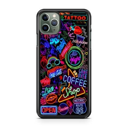 Neon Night City Logo iPhone 15 / 15 Plus / 15 Pro / 15 Pro Max Case