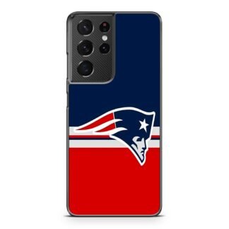 New England Patriots Blue Red Logo Samsung Galaxy S21 / S21 Plus / S21 Ultra / S21 FE Case