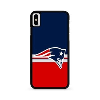 New England Patriots Blue Red Logo iPhone X / XR / XS / XS Max Case