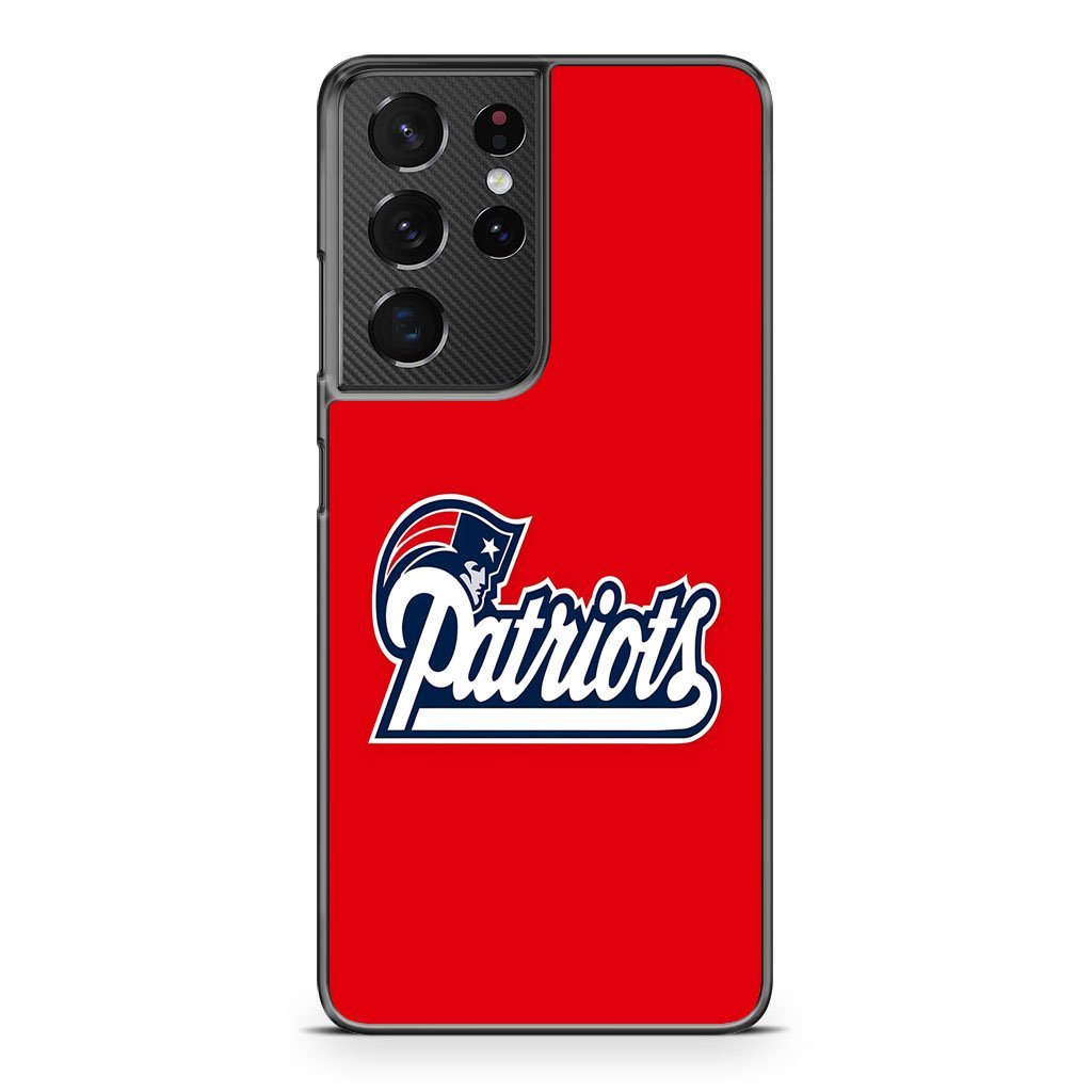 New England Patriots Red Samsung Galaxy S21 / S21 Plus / S21 Ultra / S21 FE Case