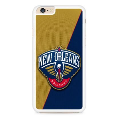 New Orleans Pelicans Carbon Logo iPhone 6 / 6S / 6 Plus / 6S Plus Case - Image 2