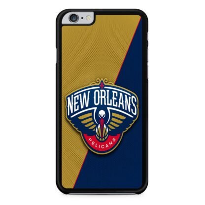 New Orleans Pelicans Carbon Logo iPhone 6 / 6S / 6 Plus / 6S Plus Case