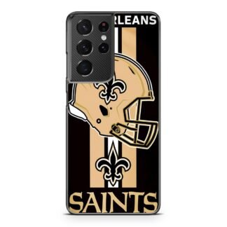 New Orleans Saints Helmet NFL Logo Samsung Galaxy S21 / S21 Plus / S21 Ultra / S21 FE Case