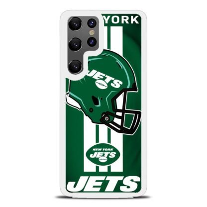 New York Jets Helmet NFL Logo Samsung Galaxy S25 / S25 Plus / S25 Ultra Case - Image 2