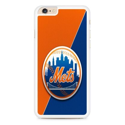 New York Mets Carbon Logo iPhone 6 / 6S / 6 Plus / 6S Plus Case - Image 2