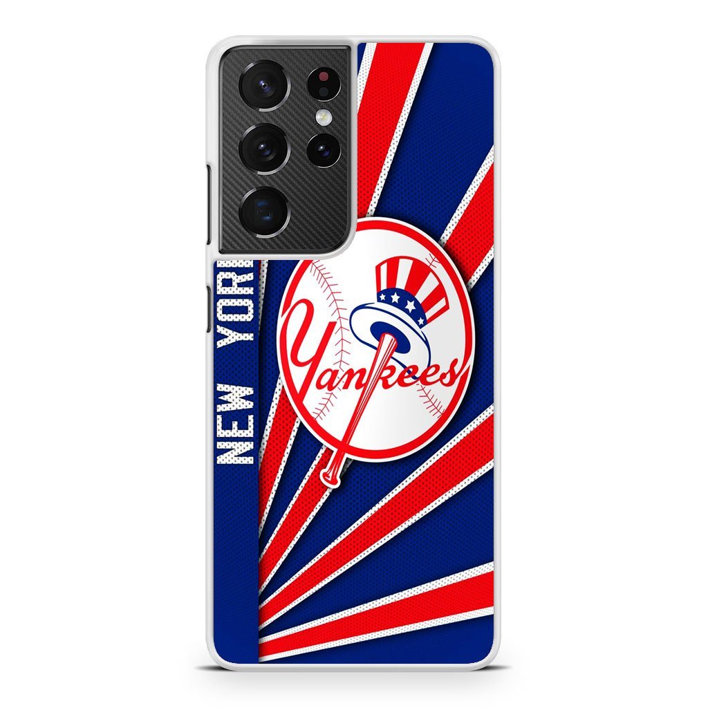 New York Yankees MLB Logo Samsung Galaxy S21 / S21 Plus / S21 Ultra / S21 FE Case - Image 2