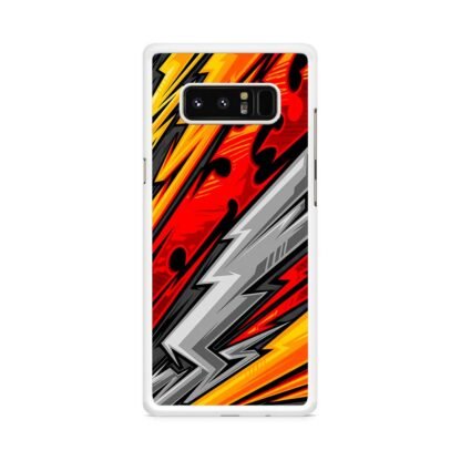 Nichirin Sword Red Blitz Pattern Samsung Galaxy Note 8 Case - Image 2