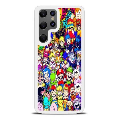 Nintendo Game Characters Collage Samsung Galaxy S25 / S25 Plus / S25 Ultra Case - Image 2