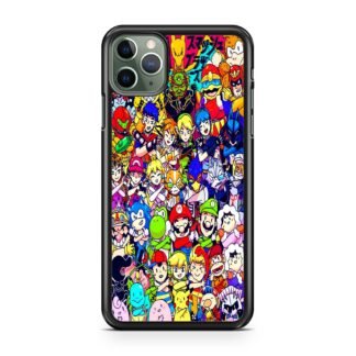 Nintendo Game Characters Collage iPhone 11 / 11 Pro / 11 Pro Max Case