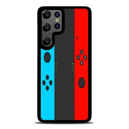 Nintendo Switch Neon Blue Red Samsung Galaxy S25 / S25 Plus / S25 Ultra Case