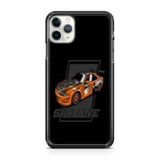 Nissan Skyline Black Cover iPhone 12 / 12 Pro / 12 Pro Max / 12 Mini Case