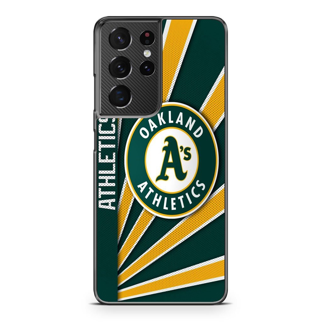 Oakland Athletics MLB Logo Samsung Galaxy S21 / S21 Plus / S21 Ultra / S21 FE Case