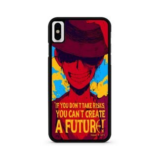 One Piece Luffy Quote iPhone X / XR / XS / XS Max Case