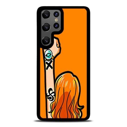 One Piece Nami Hand Back Samsung Galaxy S25 / S25 Plus / S25 Ultra Case