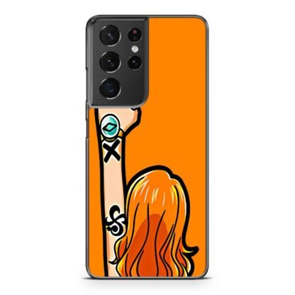 One Piece Nami Hand Back Samsung Galaxy S21 / S21 Plus / S21 Ultra / S21 FE Case
