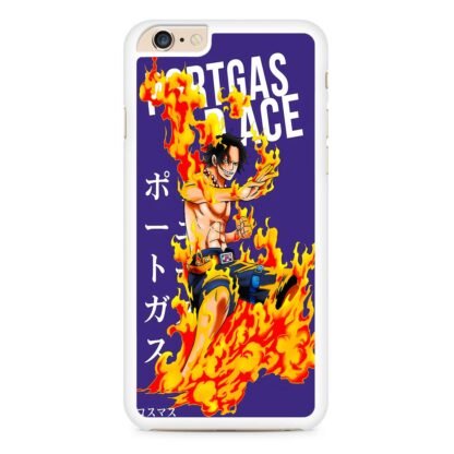 One Piece Portgas D Ace Flame Cover iPhone 6 / 6S / 6 Plus / 6S Plus Case - Image 2