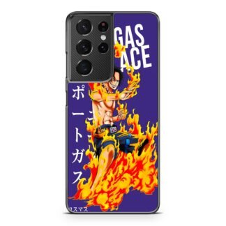 One Piece Portgas D Ace Flame Cover Samsung Galaxy S21 / S21 Plus / S21 Ultra / S21 FE Case