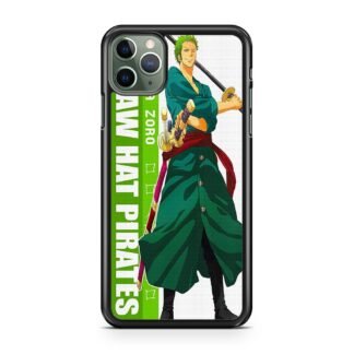 One Piece Roronoa Zoro Straw Hat Pirates iPhone 11 / 11 Pro / 11 Pro Max Case