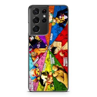 One Piece Straw Hat Pirates Collage Samsung Galaxy S21 / S21 Plus / S21 Ultra / S21 FE Case