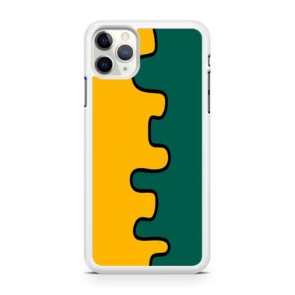 Orange Green Split Slime iPhone 12 / 12 Pro / 12 Pro Max / 12 Mini Case - Image 2