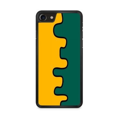 Orange Green Split Slime iPhone 7 / 8 / SE 2020 / SE 2022 Case