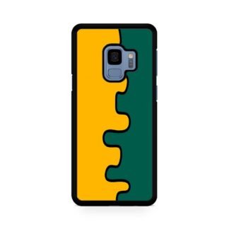 Orange Green Split Slime Samsung Galaxy S9 / S9 Plus Case
