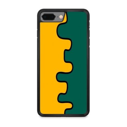 Orange Green Split Slime iPhone 7 Plus / 8 Plus Case