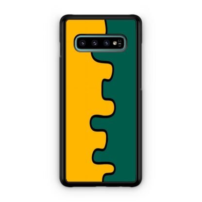 Orange Green Split Slime Samsung Galaxy S10 / S10e / S10 Plus / S10 5G Case