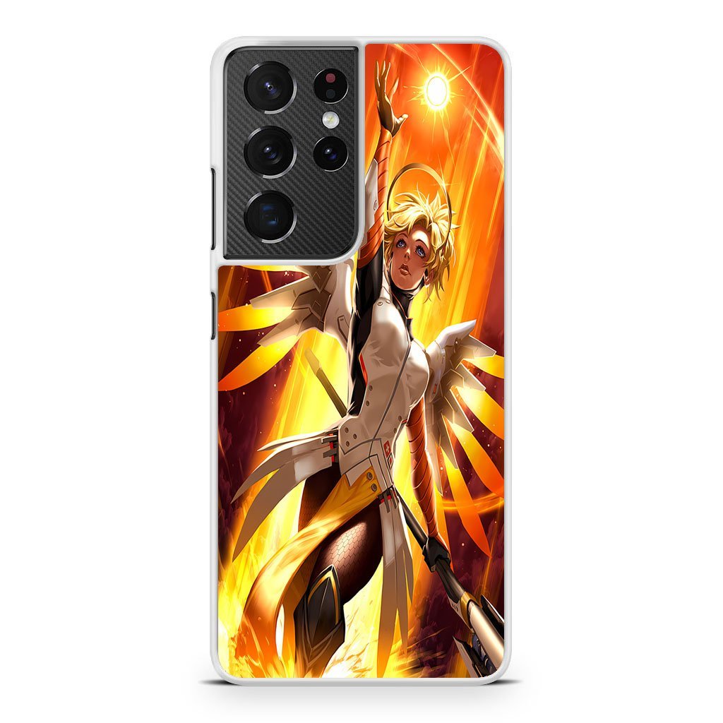 Overwatch Mercy Samsung Galaxy S21 / S21 Plus / S21 Ultra / S21 FE Case - Image 2