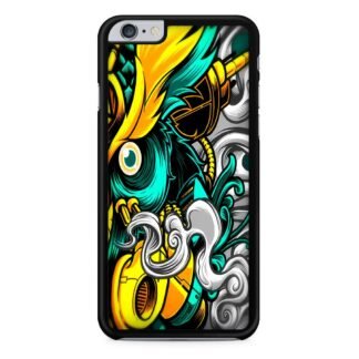 Owl Yellow Green Smoke iPhone 6 / 6S / 6 Plus / 6S Plus Case