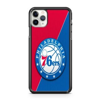 Philadelphia 76ers Carbon Logo iPhone 12 / 12 Pro / 12 Pro Max / 12 Mini Case