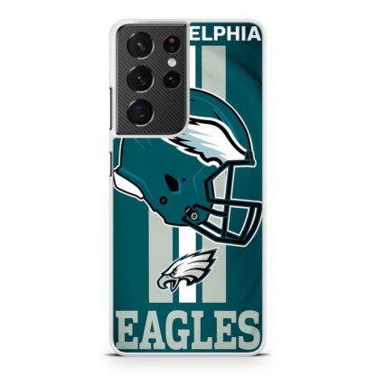 Philadelphia Eagles Helmet NFL Logo Samsung Galaxy S21 / S21 Plus / S21 Ultra / S21 FE Case - Image 2