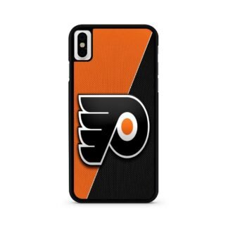 Philadelphia Flyers Carbon Logo iPhone X / XR / XS / XS Max Case
