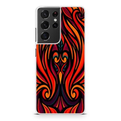 Phoenix Flame Pattern Art Samsung Galaxy S21 / S21 Plus / S21 Ultra / S21 FE Case - Image 2