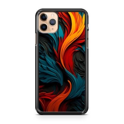Phoenix Red Blue Feather Art iPhone 13 / 13 Pro / 13 Pro Max / 13 Mini Case