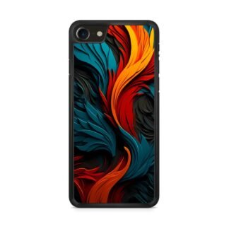Phoenix Red Blue Feather Art iPhone 7 / 8 / SE 2020 / SE 2022 Case