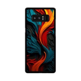 Phoenix Red Blue Feather Art Samsung Galaxy Note 8 Case