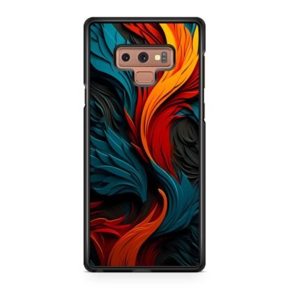 Phoenix Red Blue Feather Art Samsung Galaxy Note 9 Case