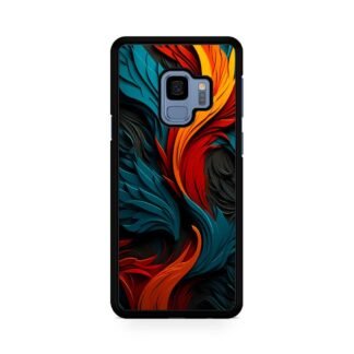 Phoenix Red Blue Feather Art Samsung Galaxy S9 / S9 Plus Case