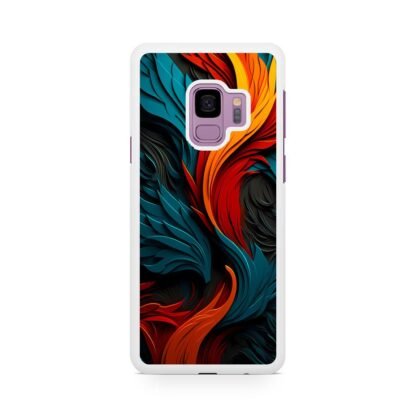 Phoenix Red Blue Feather Art Samsung Galaxy S9 / S9 Plus Case - Image 2