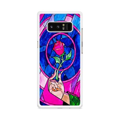 Pink Flower Mosaic Samsung Galaxy Note 8 Case - Image 2