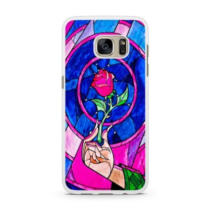 Pink Flower Mosaic Samsung Galaxy S7 / S7 Edge Case - Image 2