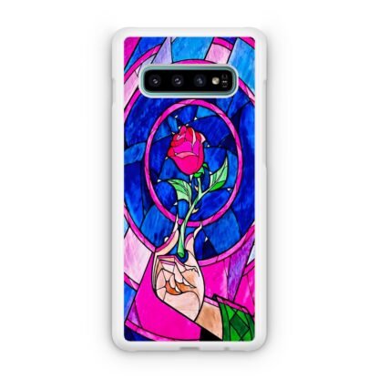 Pink Flower Mosaic Samsung Galaxy S10 / S10e / S10 Plus / S10 5G Case - Image 2