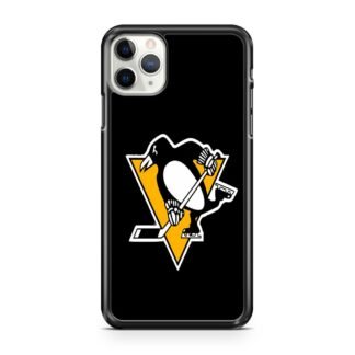Pittsburgh Penguins Black Logo iPhone 12 / 12 Pro / 12 Pro Max / 12 Mini Case
