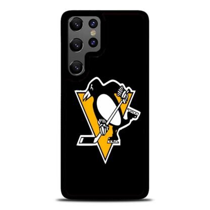 Pittsburgh Penguins Black Logo Samsung Galaxy S25 / S25 Plus / S25 Ultra Case