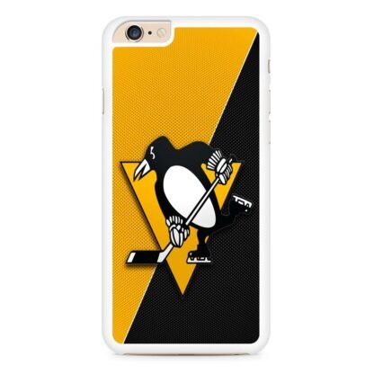 Pittsburgh Penguins Carbon Logo iPhone 6 / 6S / 6 Plus / 6S Plus Case - Image 2