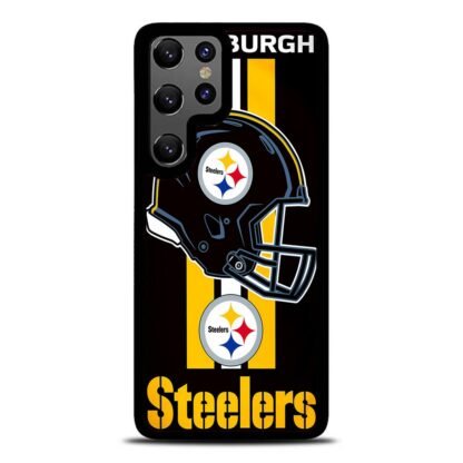 Pittsburgh Steelers Helmet NFL Logo Samsung Galaxy S25 / S25 Plus / S25 Ultra Case