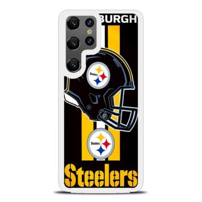 Pittsburgh Steelers Helmet NFL Logo Samsung Galaxy S25 / S25 Plus / S25 Ultra Case - Image 2