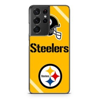 Pittsburgh Steelers NFL Logo Samsung Galaxy S21 / S21 Plus / S21 Ultra / S21 FE Case