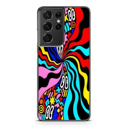 Pop Art Doodle Twister Cover Samsung Galaxy S21 / S21 Plus / S21 Ultra / S21 FE Case